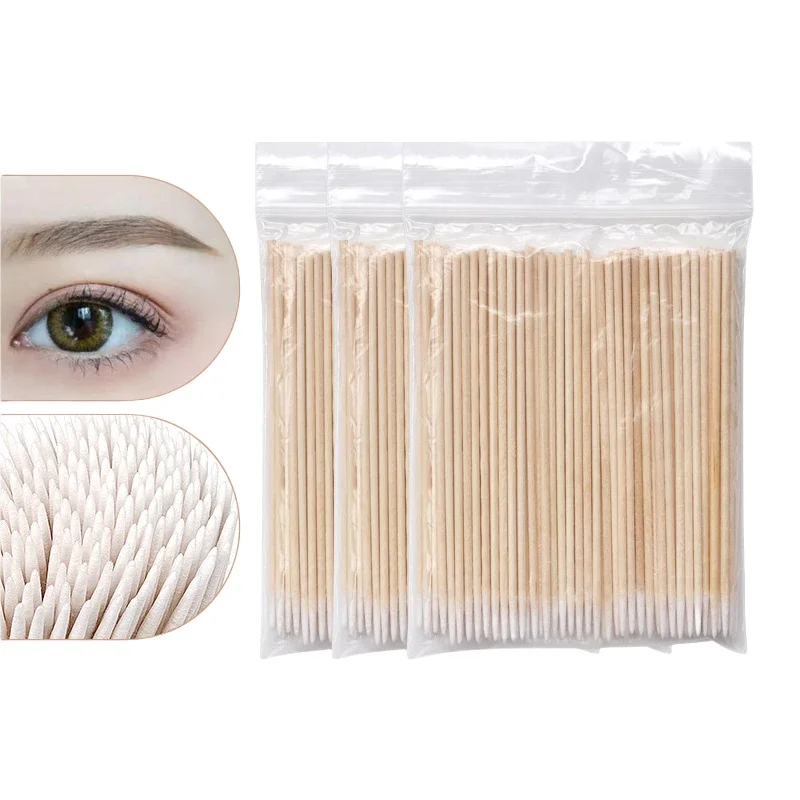 Hisopos de algodón para maquillaje, limpieza nariz y oídos - imagen 2