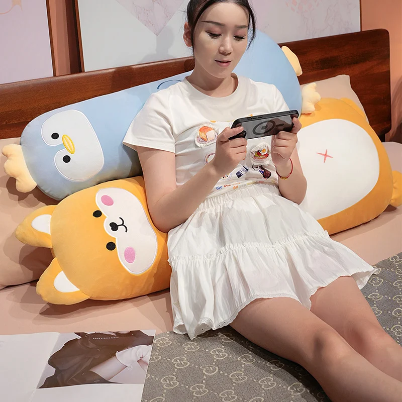 Almohada larga de peluche animales para dormir infantil - imagen 4