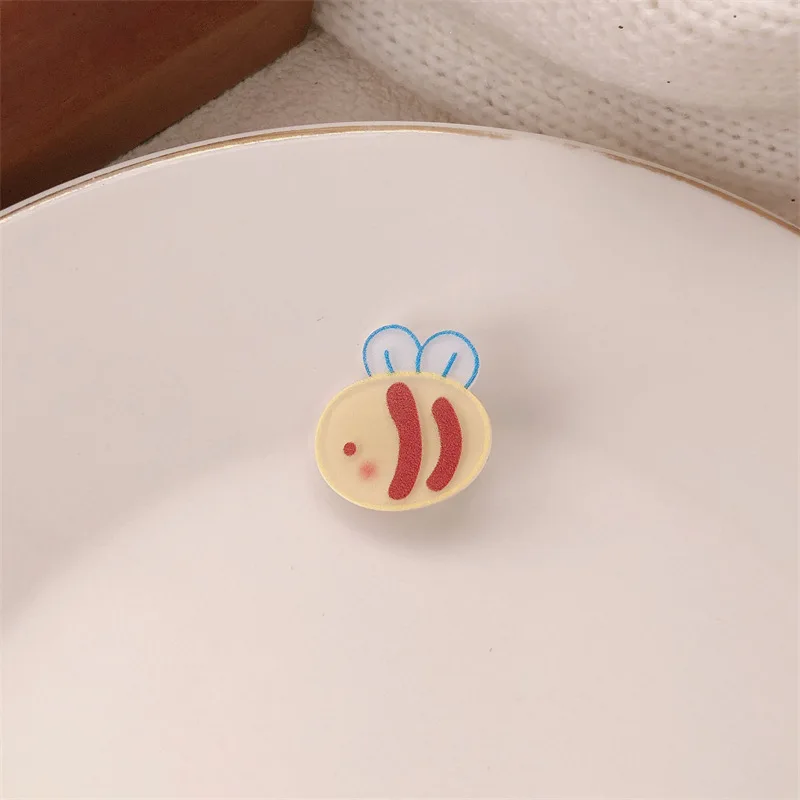 Pasador de pelo para niña con abeja estilo dibujos animados - imagen 3