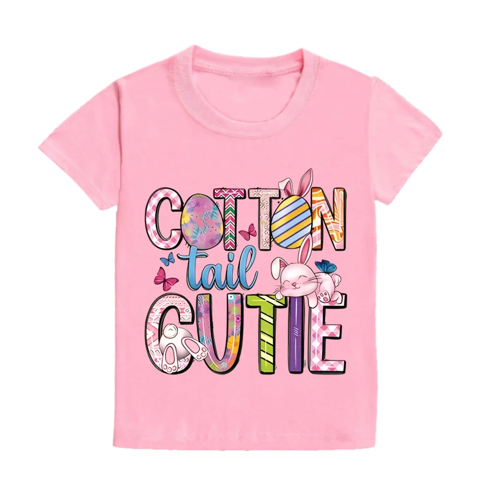 Estampado de Pascua Y'all en camisa infantil