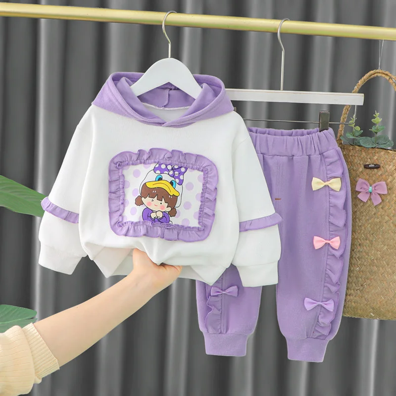Chándal de algodón para niña – Ropa de temporada: primavera y otoño - imagen 5