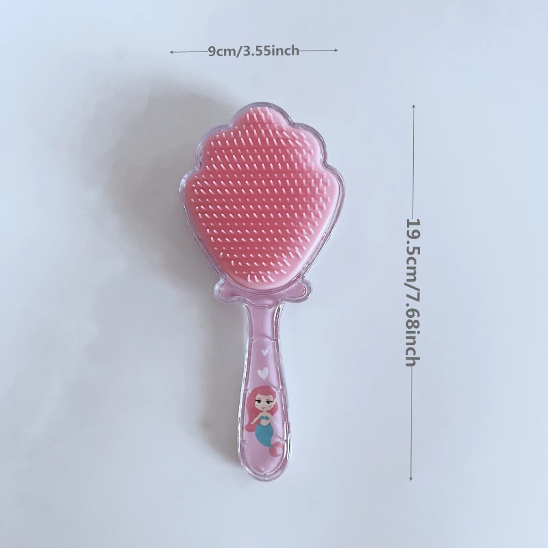 Cepillo sirena compacto para llevar en bolso