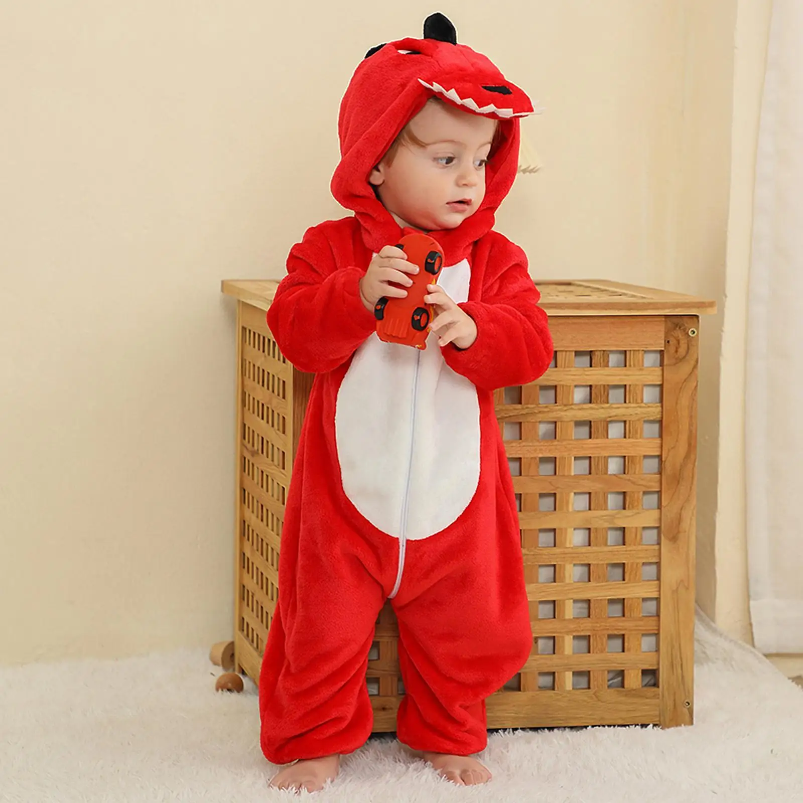 Mono con capucha Halloween Stegosaurus para dormir y diario