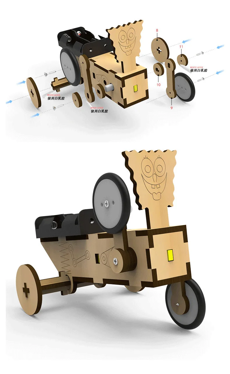 Primer plano de la oruga terminada