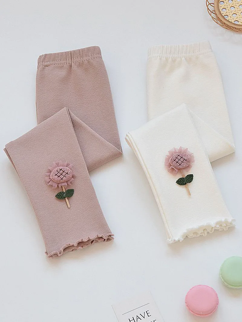 Mallas ajustadas para niñas - Algodón suave estilo elegante otoño - imagen 4
