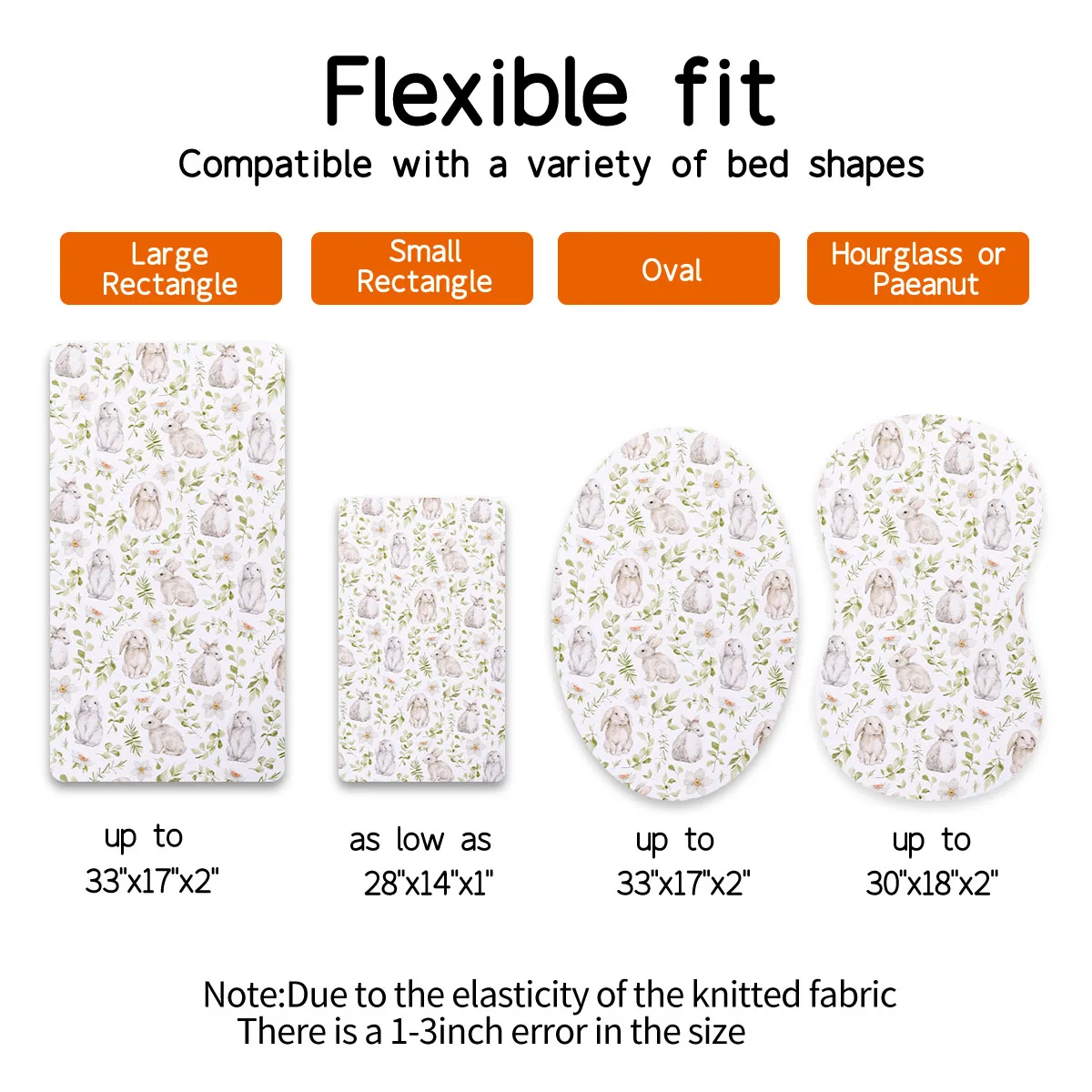 Funda de colchón elástica supersuave para bebé HappyFlute - imagen 2