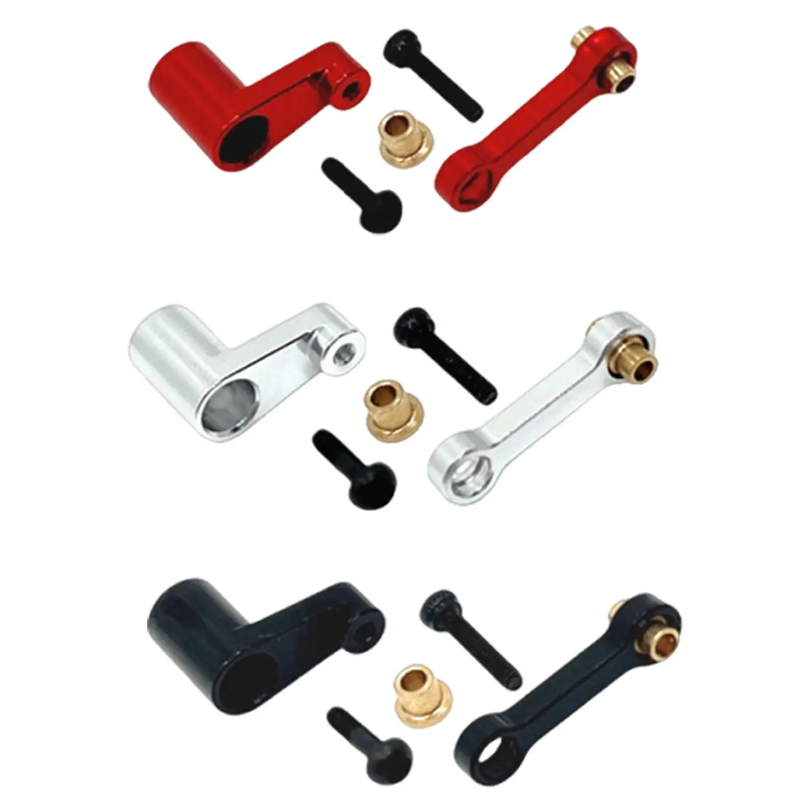 Brazo de servo de aluminio para coche teledirigido, dirección - imagen 3