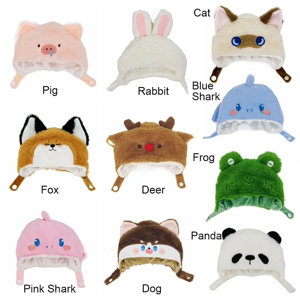 Sombrero de peluche para muñeca con diseño de conejo
