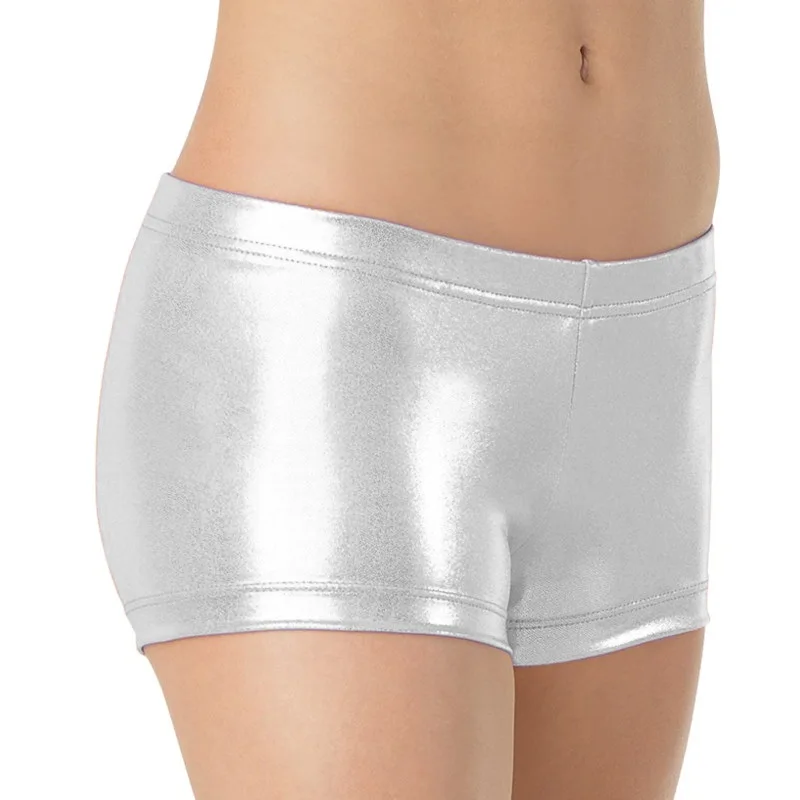 Shorts brillantes para niñas transpirables de alta elasticidad - imagen 4