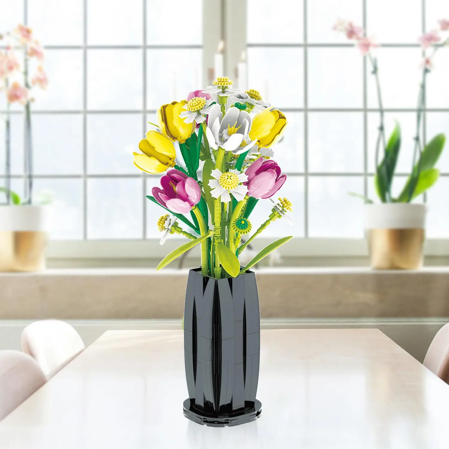 Bloques de construcción Flor de Tulipán – Set educativo para niños