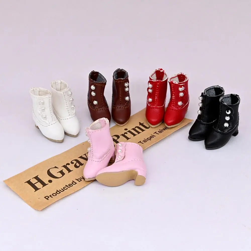Mini botas altas PU tipo cuero para juego de vestir - imagen 5