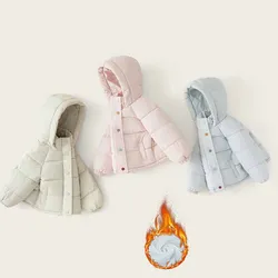 Abrigo acolchado con capucha para niños – Parka cálida