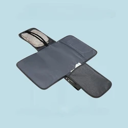 Bolsa de pañales impermeable portátil con cambiador para bebé