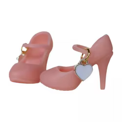 Zapatos de tacón para muñecas de plástico: accesorios de moda