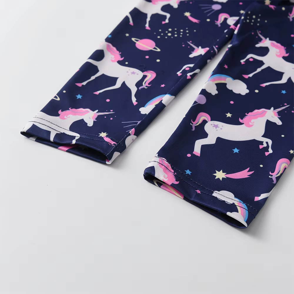 DXTON falda tutú con tul y leggings para niñas unicornio