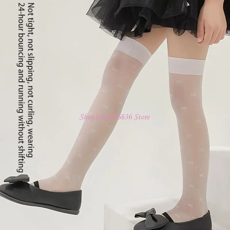 Medias de seda para niña hasta la rodilla – Elegantes - imagen 5