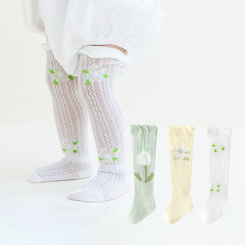 Calcetines de verano con ventilación para bebé – Algodón suave 0-3 años - imagen 4