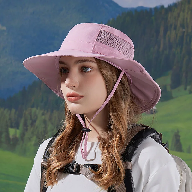 Sombrero pescador de ala ancha unisex para verano, secado rápido - imagen 3