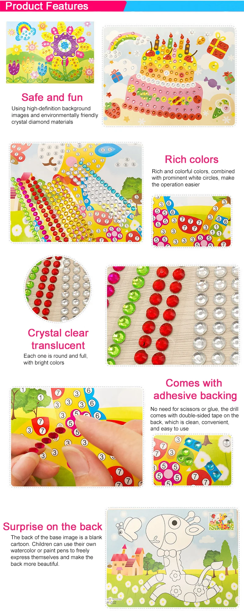 Manualidad creativa con elementos decorativos