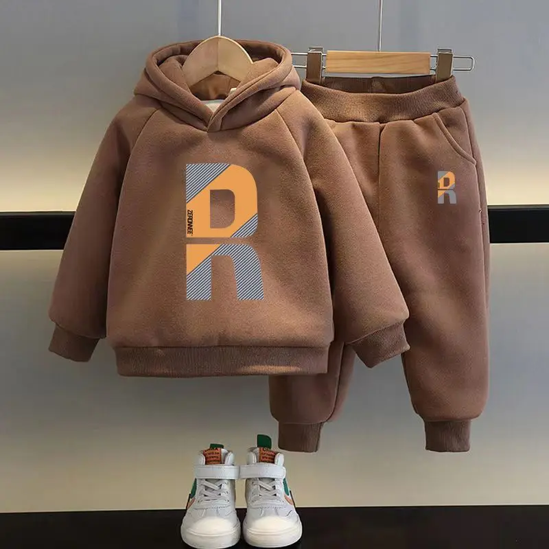 Conjunto sudadera y pantalón de algodón para niño otoño-invierno - imagen 3