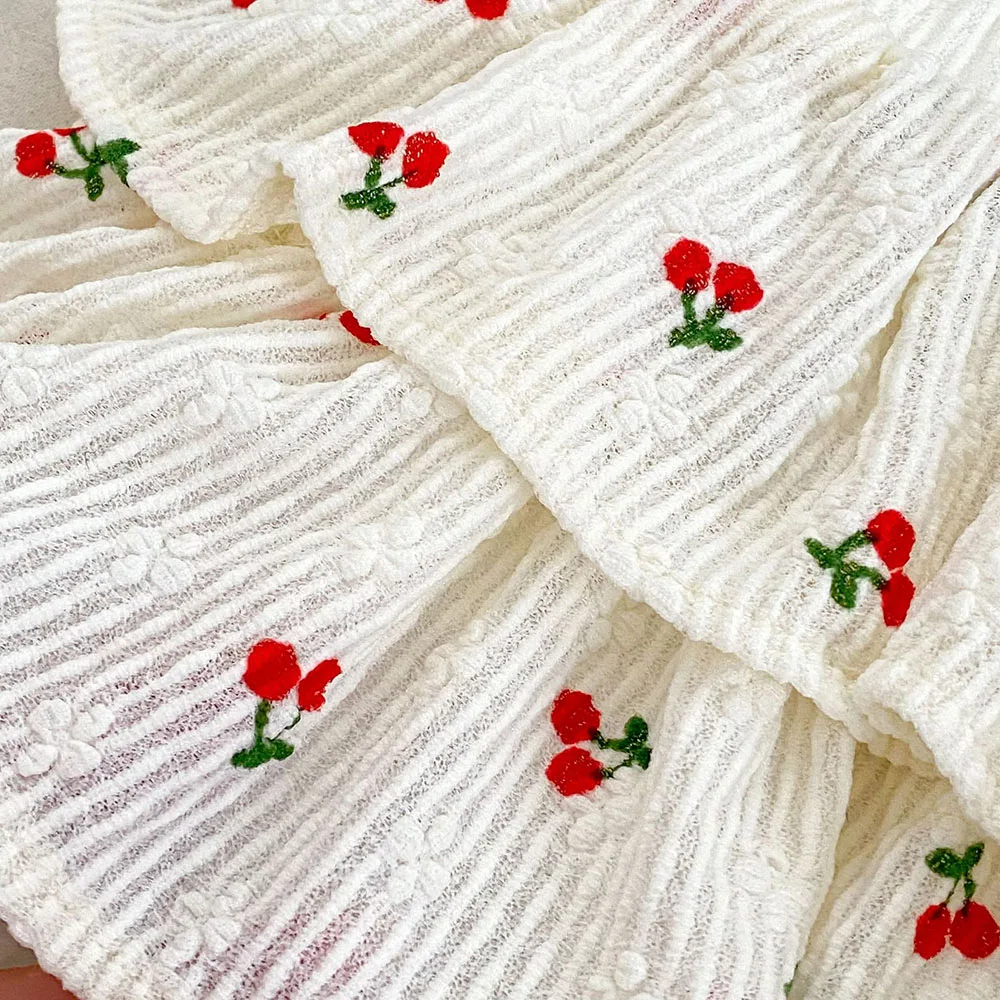 Conjunto bebé verano camisola lisa y bombachos con volantes frescos - imagen 5