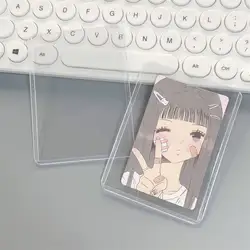 Porta tarjetas de identificación K-pop con protector acrílico PVC
