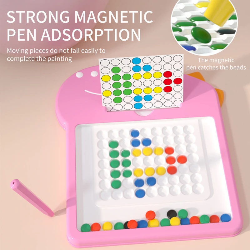 Tablero de dibujo magnético con bolígrafo para niños - imagen 3