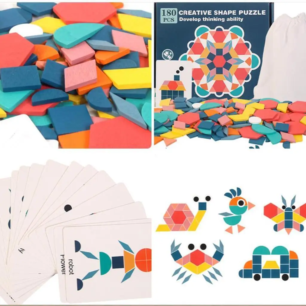 Rompecabezas de madera educativos para bebés: ideal en el jardín - imagen 3