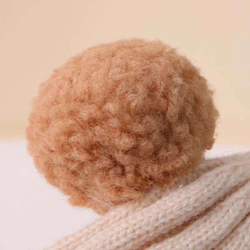 Gorro de ganchillo infantil, detalle de textura