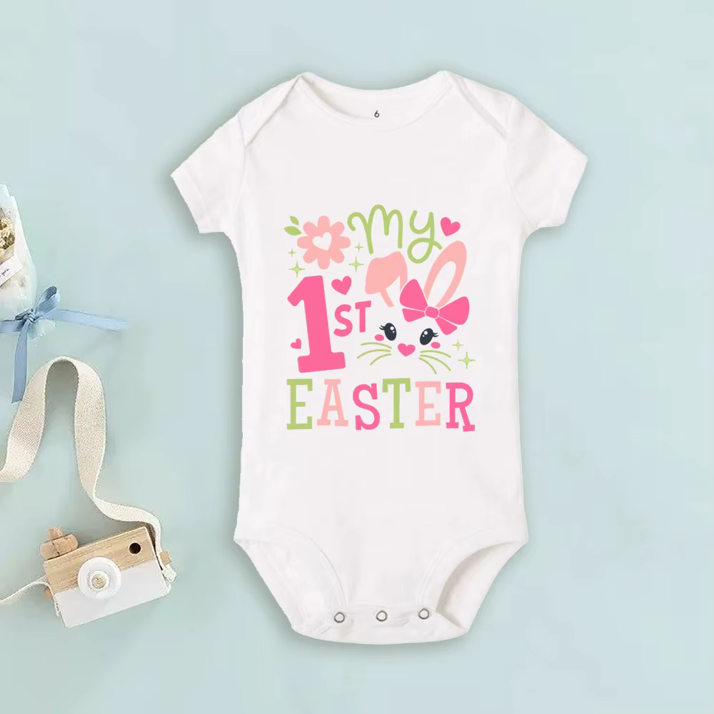 Pelele My First Easter para bebé con estampado de conejo - imagen 5