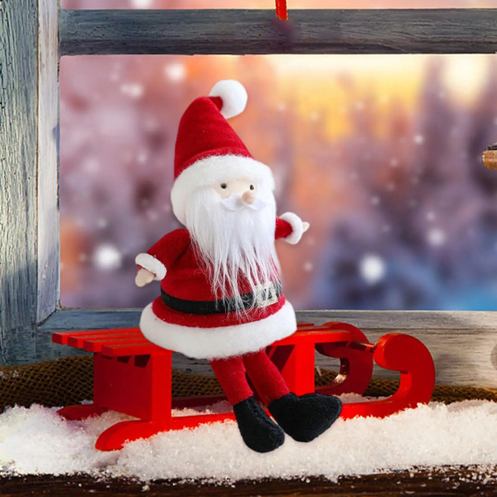 Estatuilla de muñeca navideña nórdica para mesa de Navidad - imagen 2