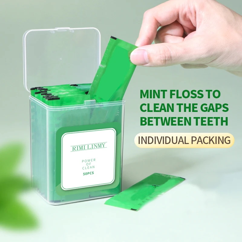 Hilo dental menta – Palitos individuales desechables - imagen 3