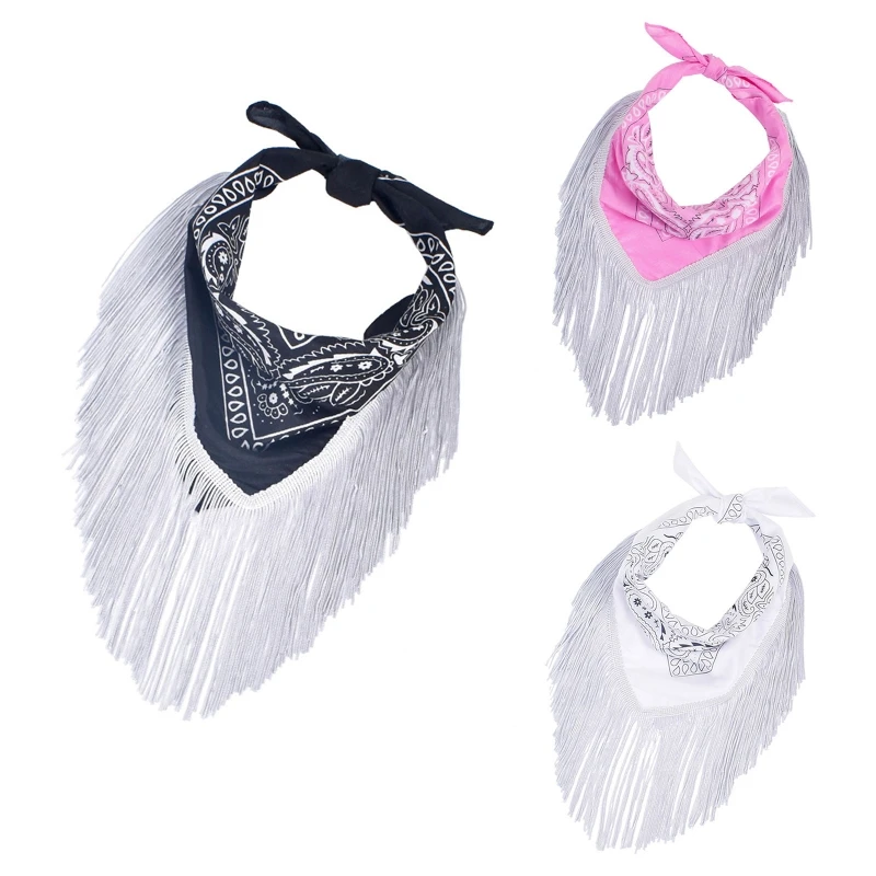 Bandana vaquera con flecos y borlas para despedida de soltera - imagen 5