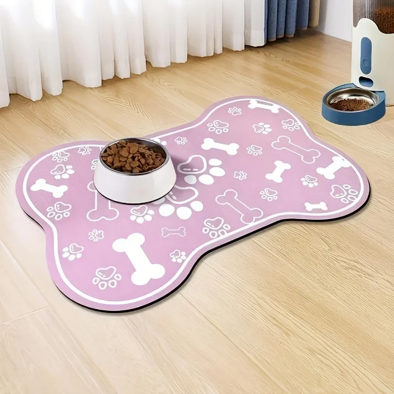 Alfombra antideslizante para bowls de mascotas – Resistente y fácil de limpiar - imagen 3