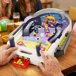 Máquina de pinball espacial para niños, juego interactivo familiar