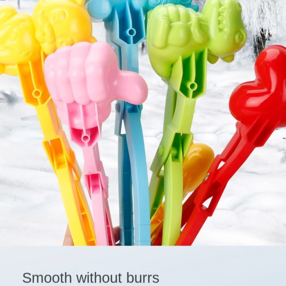 Molde de nieve para bolas pato dinosaurio – Juguete invierno niños - imagen 4