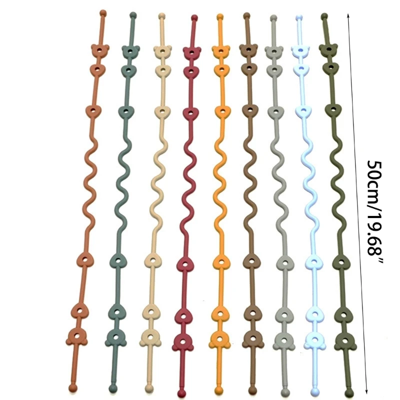 Detalle del material de silicona de la cadena