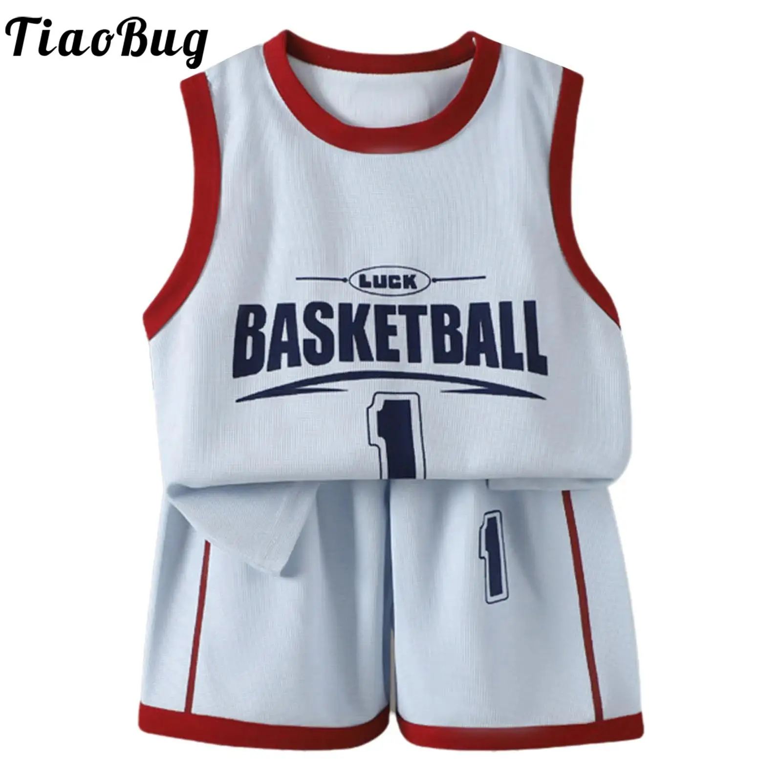 Conjunto de baloncesto transpirable de verano para niño – chándal - imagen 5