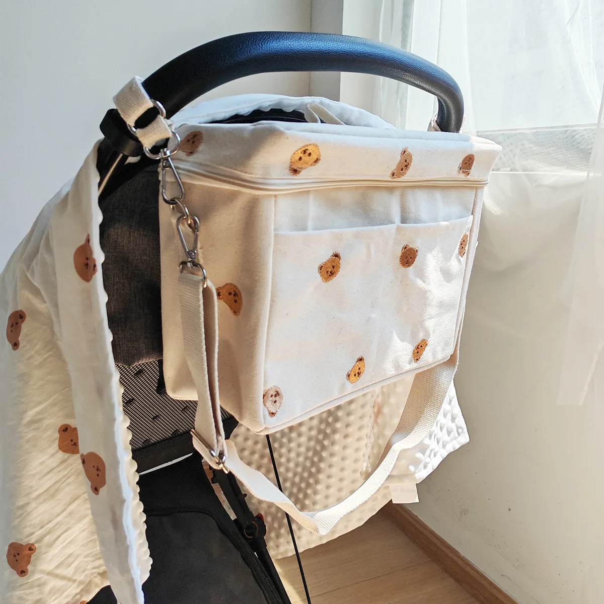 Bolsa de pañales impermeable para cochecito - enfriadora y aislante