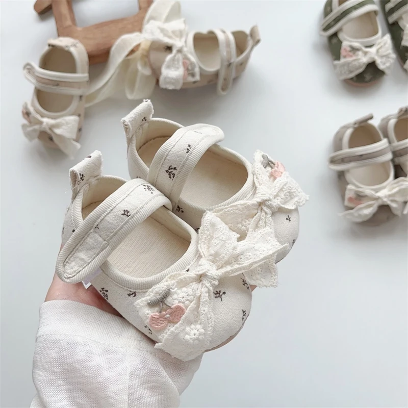 Zapatos antideslizantes primavera y otoño para niñas estilo princesa - imagen 4