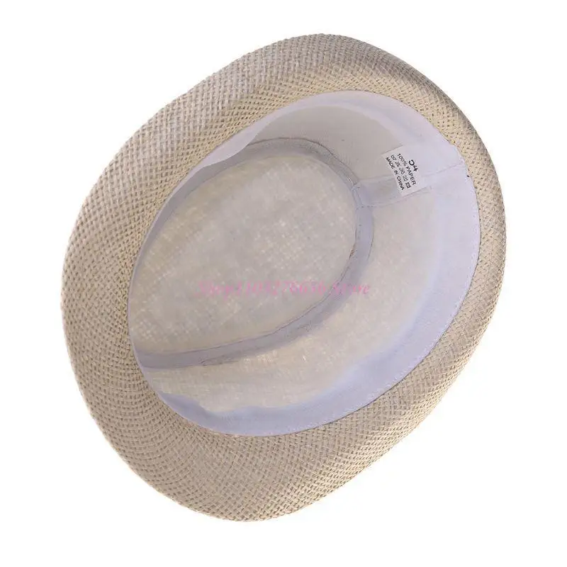 Sombrero infantil visto desde arriba mostrando el diseño