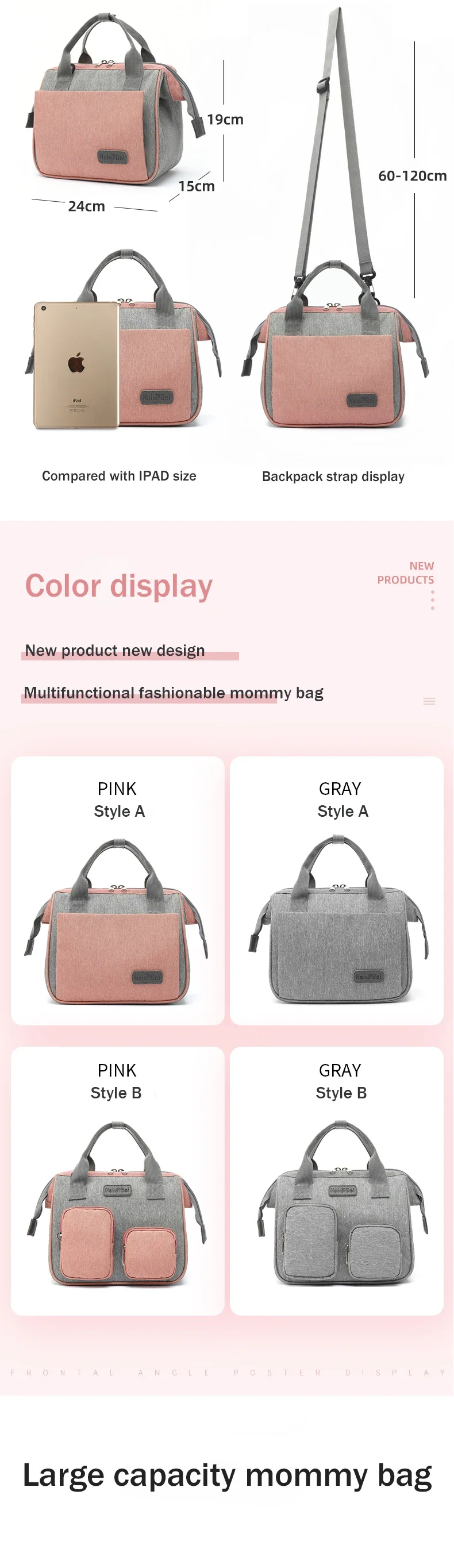 Organización tipo bolsa para maternidad