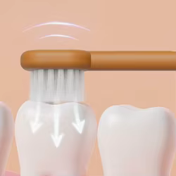 Cepillo de dientes infantil suave portátil de dibujos animados