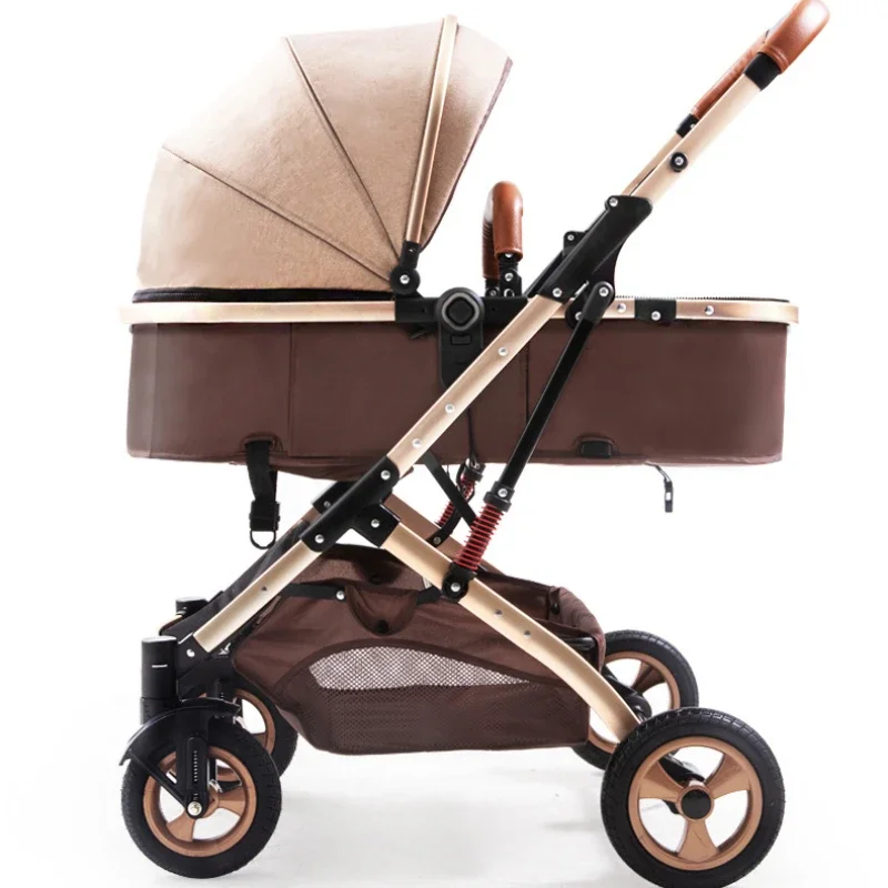 Cochecito ligero bidireccional reclinable con absorción de impactos - imagen 3