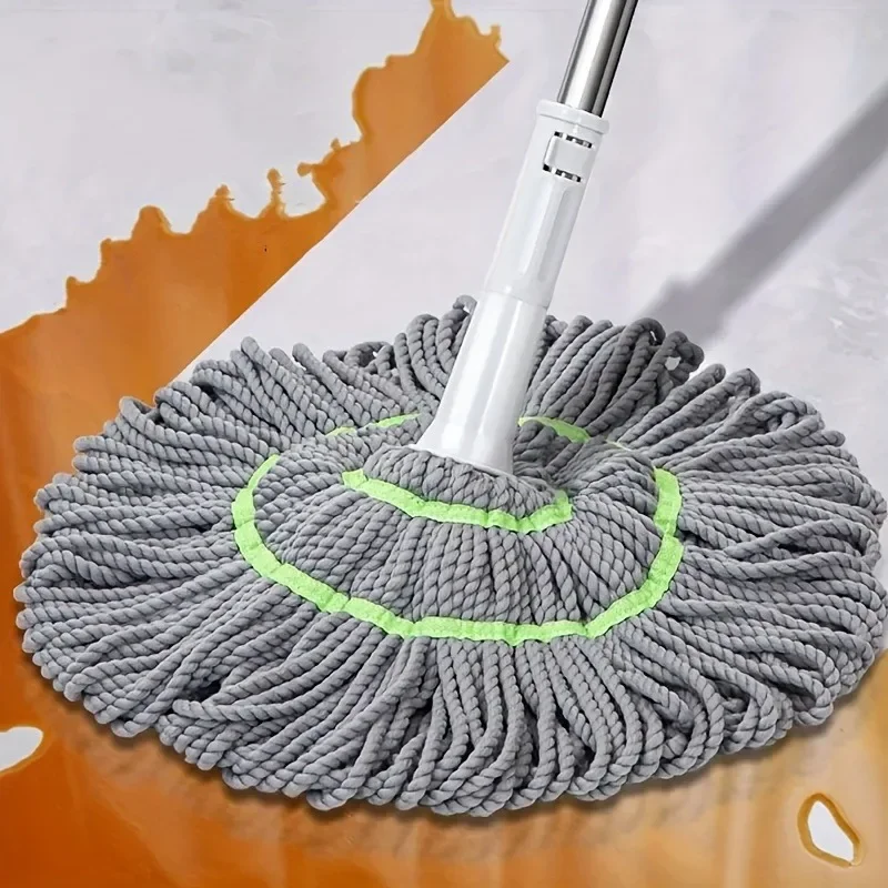 Fregona de microfibra con mango ajustable para uso húmedo y seco