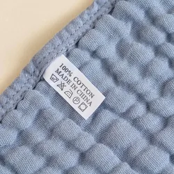 Paños de muselina de algodón multicolor para bebés – transpirables