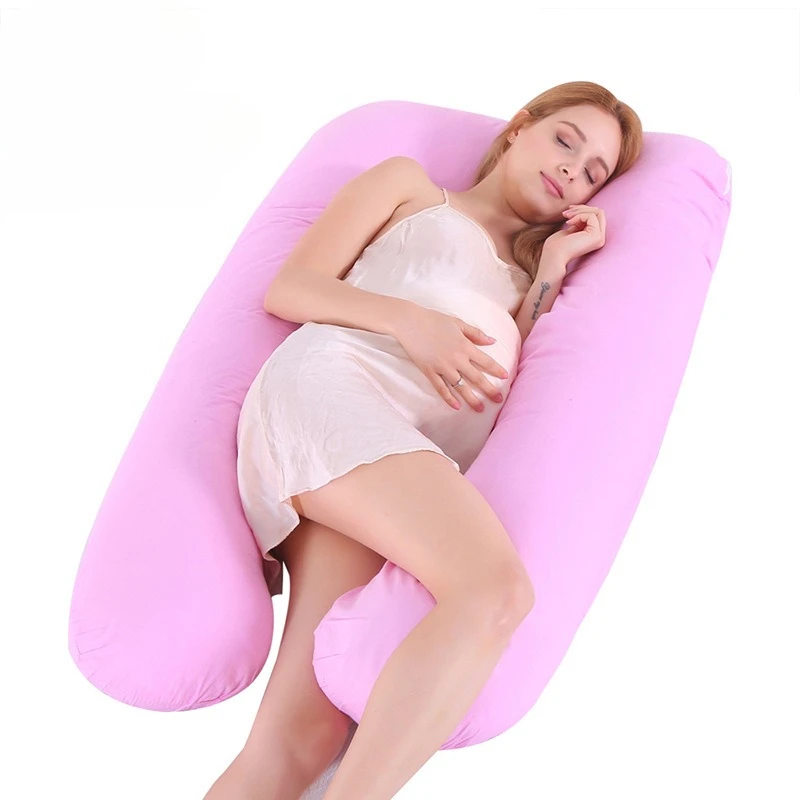 Almohada de embarazo lavable en U para lactancia y descanso nocturno - imagen 4