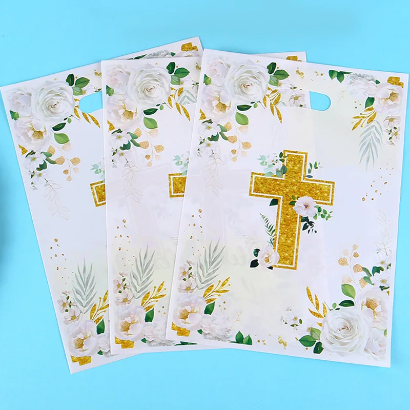Bolsas de regalo reutilizables Dios te bendiga para pequeños