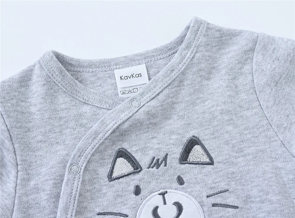 Pelele bebé manga larga 100% algodón diseño oso para otoño - imagen 3