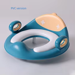Asiento de inodoro portátil infantil antideslizante con cojín